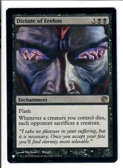 Dictate of Erebos 65 Rare The List Reprints Magic: The Gathering Lightly Played - Image 1