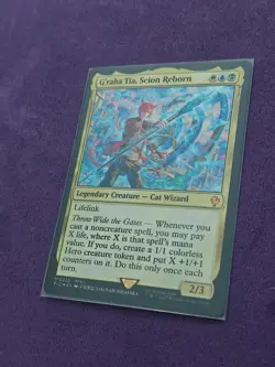 G'raha Tia, Scion Reborn, Surge Foil, Final Fantasy, Magic MTG NM FIC - Image 2