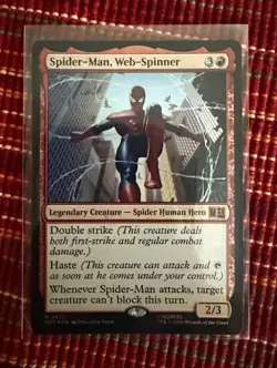 Wizards of the Coast MTG Spider-Man, Web-Spinner 0832 Mythic Alt Art EN 2/3 - Image 1