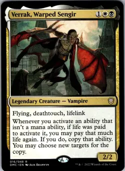 Verrak, Warped Sengir 16 Rare Magic: The Gathering NM/M - Image 1