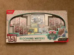 Pokemon Scarlet & Violet 151 Blooming Waters Premium Collection Box New / Sealed - Image 1