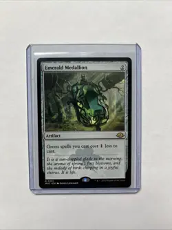 MTG Emerald Medallion 291 Modern Horizons 3 NM Regular a05 - Image 1