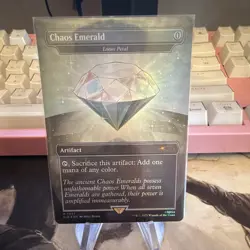 Wizards of the Coast Chaos Emerald Secret Lair Drop Foil Full Art Rare #7037 - Image 1