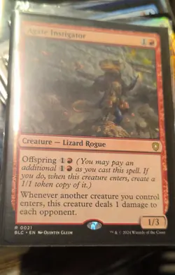 Agate Instigator Commander: Bloomburrow Regular - Image 1