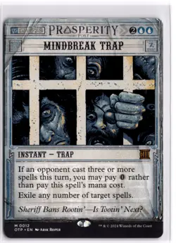 Mindbreak Trap Breaking News 12 LP x1 MTG Magic: the Gathering - Image 1