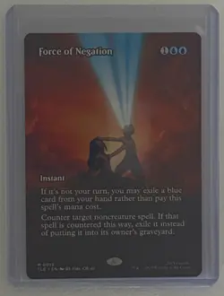 Force of Negation (Borderless) - Avatar the Last Airbender - Eternal Legal - MTG - Image 1