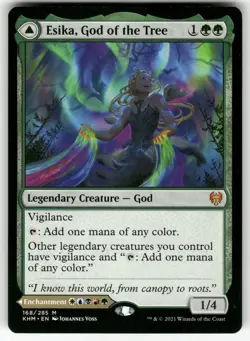 Esika, God of the Tree 168 Mythic Kaldheim Magic: The Gathering Foil Near Mint - Image 1