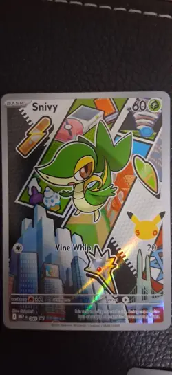 Pokemon TCG: Snivy 049 First Partners Series 2 Black Star Promo Illustration NM - Image 1