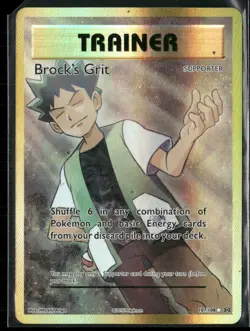 2016 Pokemon XY Evolutions #107 Brock's Grit - Image 1