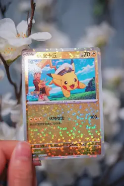 Captain Pikachu [Stars] #703 Pokemon Chinese Gem Pack - Image 1