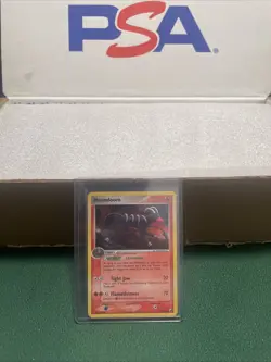 Pokemon TCG: Houndoom EX Unseen Forces #7/115 Holo Rare, LP+ - Image 1