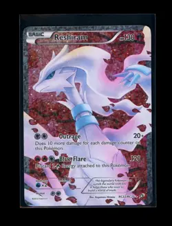 Reshiram RC22/RC25 Pokemon BW Legendary Treasures Radiant Collection Full Art LP - Image 1