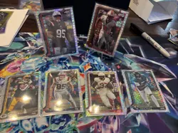 2025 Topps Chrome Football Lot Refractor Pulsar /75 Inserts Near Mint. - Image 2