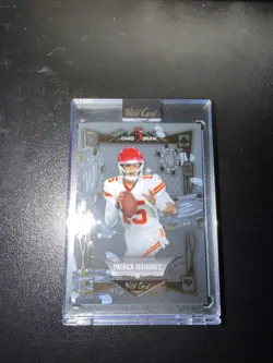 2025 Wild Card 5 Card Draw Patrick Mahomes 1/1 Gold Border - Image 1