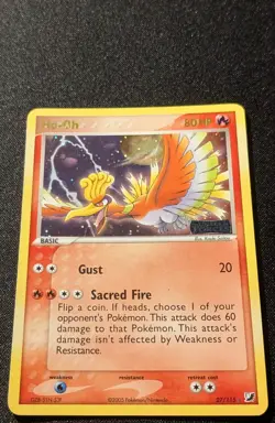 Pokemon EX UNSEEN FORCES - #27/115 Ho-oh - Reverse Holo - ENG - Near Mint- - Image 4