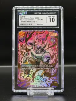 CGC 10 Dragon Ball Fusion World Frieza (Ultimate Battle Vol. 1 Top 8) FS04-12 - Image 1