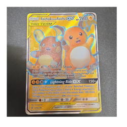 The Pokemon Company Pokemon TCG Raichu & Alolan Raichu GX Ultra Rare SM 220/236… - Image 1