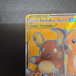 The Pokemon Company Pokemon TCG Raichu & Alolan Raichu GX Ultra Rare SM 220/236… - Image 3