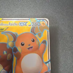 The Pokemon Company Pokemon TCG Raichu & Alolan Raichu GX Ultra Rare SM 220/236… - Image 4