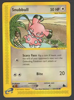Snubbull 101/144 Common Non Holo NM Pokemon Card HQ Scan Card 3 - Image 1