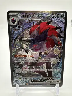 Pokemon TCG N's Zoroark Ex SIR 286/217 Ascended Heroes English NM - Image 1