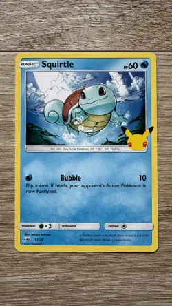 Pokemon Squirtle 17/25 - McDonald's 25th Anniversary Promo Regular Card NM - Image 1