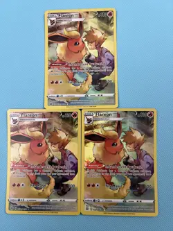 Flareon TG01/TG30 Swsh09: Brilliant Stars Trainer Gallery Holo LP Pokemon - Image 5