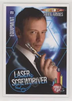 2009 Doctor Who - Alien Armies Trading Card Game Laser Screwdriver #010 - Image 1