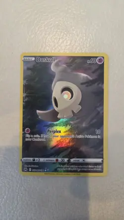 Pokemon TCG Duskull Crown Zenith: Galarian Gallery Holo Rare Card GG28/GG70 - Image 1