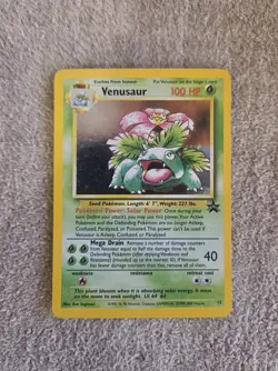 Venusaur Black Star Promo Card #13 Pokemon - Wizards of the Coast. NM / LP - Image 1