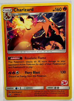 Charizard 3/70 Pokemon Card 2018 Battle Academy LP - Image 1