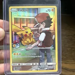 Pokemon Pikachu TCG Sun & Moon Cosmic Eclipse Card 241/236 Secret Rare Holo - Image 1