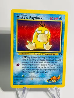 MISTY'S PSYDUCK 2000 Pokemon Gym Challenge Common POKEMON 90/132 - Image 1