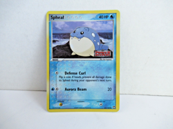 Spheal STAMPED 65/108 Common Holo Pokemon TCG Card Power Keepers - Image 1