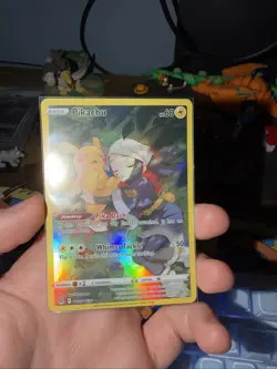 Pokemon TCG Pikachu TG05/TG30 Lost Origin Trainer Gallery Card NM Condition - Image 1