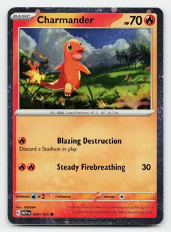 Charmander - (Cosmos Holo) 2026 Miscellaneous Cards & Products 004/165 - Image 1