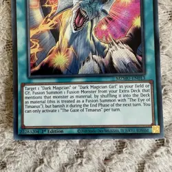 Yu-Gi-Oh! Maze Of Muertos The Gaze Of Timaeus MZMU-EN013 Secret Rare Spell Card - Image 5