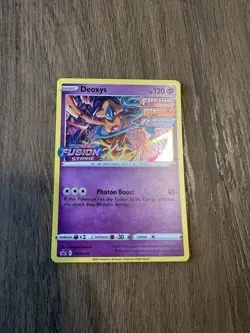 Pokemon TCG Deoxys SWSH170 Fusion Strike Stamped Black Star Promo NM - Image 1