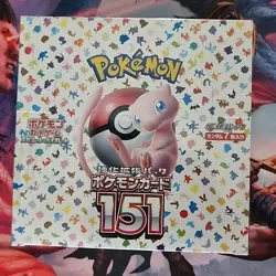 Pokemon Card Japanese SV2A 151 Booster Box With Shrink Wrap Scarlet Violet game/ - Image 1
