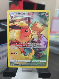 Pokemon TCG Flareon Sword & Shield: Brilliant Stars TG01/TG30 Holo Secret Rare - Image 1