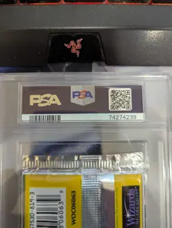1999 WOTC Pokemon Jungle 1st Edition Scyther Art MINT PSA 9 Graded Booster Pack - Image 3