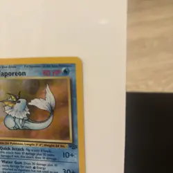 Pokemon TCG 1ST EDITION VAPOREON Jungle Holographic Card 12/64 Holo Rare WOTC V4 - Image 3
