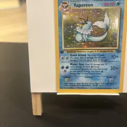 Pokemon TCG 1ST EDITION VAPOREON Jungle Holographic Card 12/64 Holo Rare WOTC V4 - Image 5