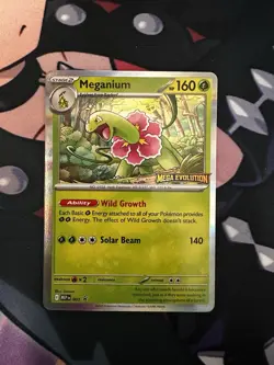 Meganium MEP 001 - Stamped Promo - Pokemon TCG: Mega Evolution - NM - Image 1