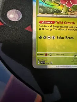 Meganium MEP 001 - Stamped Promo - Pokemon TCG: Mega Evolution - NM - Image 5
