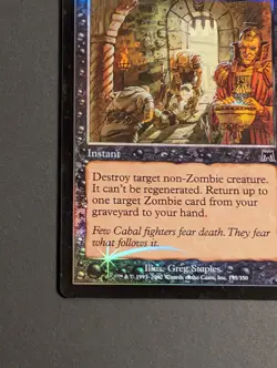 MTG Card - 1x Cruel Revival - Onslaught - NM - Vintage Foil Magic The Gathering - Image 3