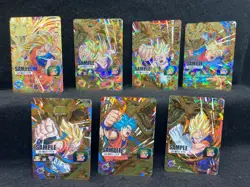 Super Dragonball Heroes TCG UM1 Sample cards comp 7 card /A - Image 1