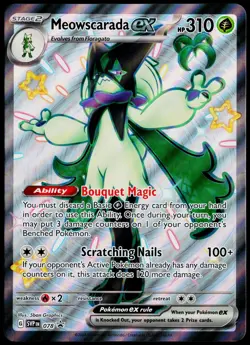 Jumbo Cards Meowscarada ex - 078 Holo NM - Image 1