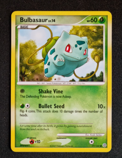Pokemon TCG Bulbasaur Secret Wonders 77/132 Regular Common NM/VLP - Image 1
