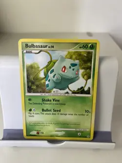 Pokemon TCG Bulbasaur Secret Wonders 77/132 Regular Common Mp - Image 1